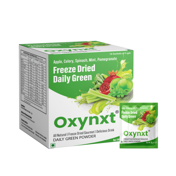 Oxynxt Freeze-Dried Daily Green Powder – 10 Count (50g)