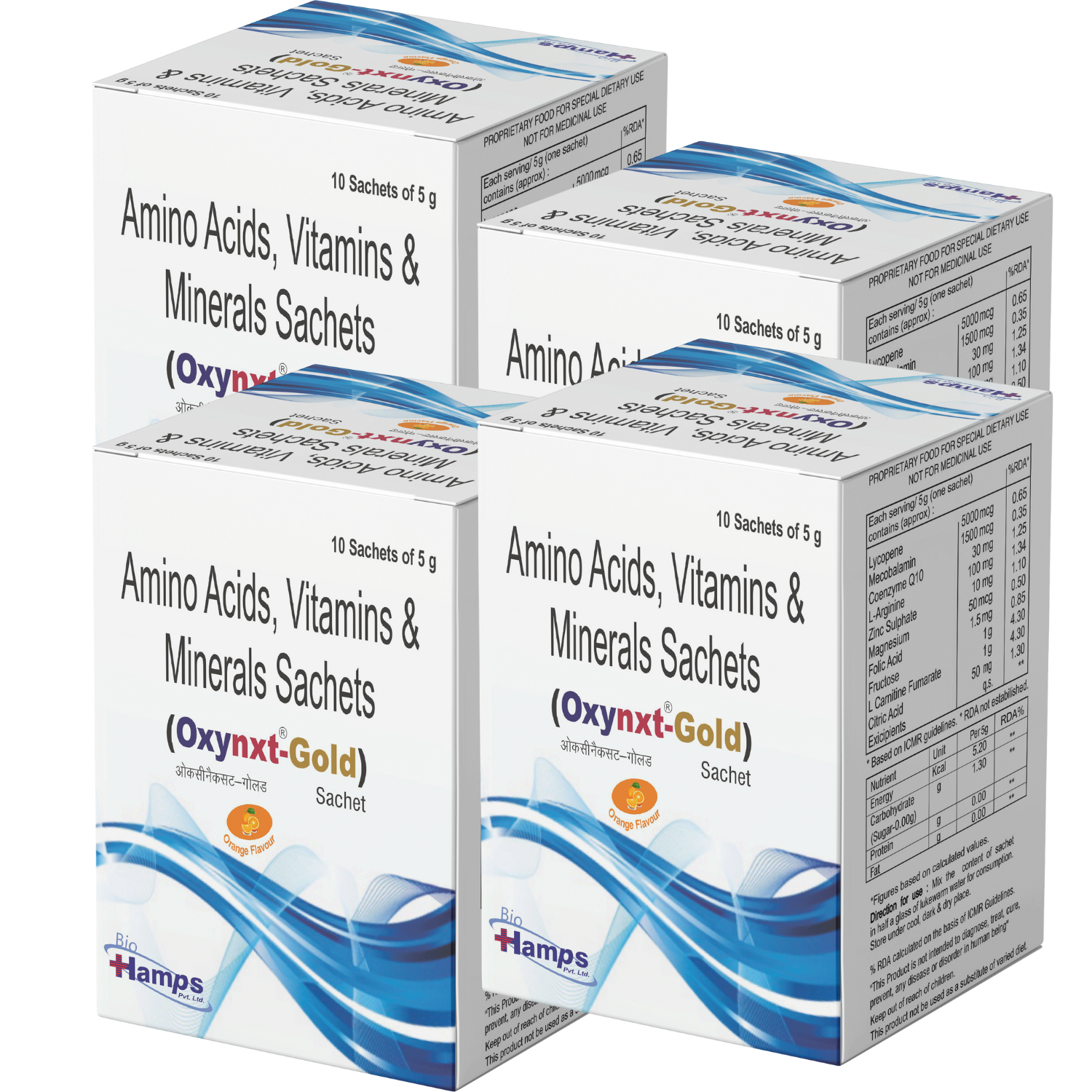 OXYNXT Gold Sachet | Antioxidant & Energy & Heart Health Support