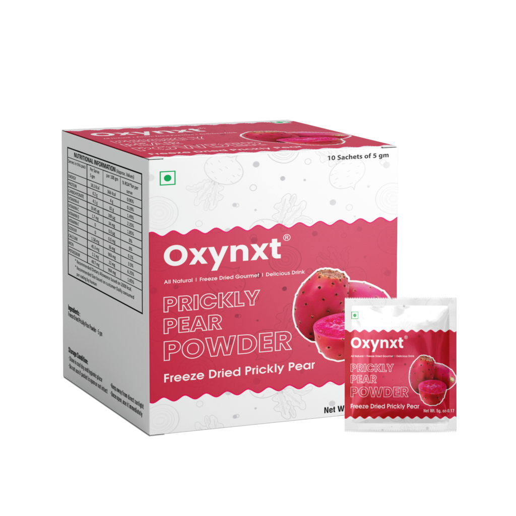Oxynxt Freeze-dried Prickly Pear Powder Sachets
